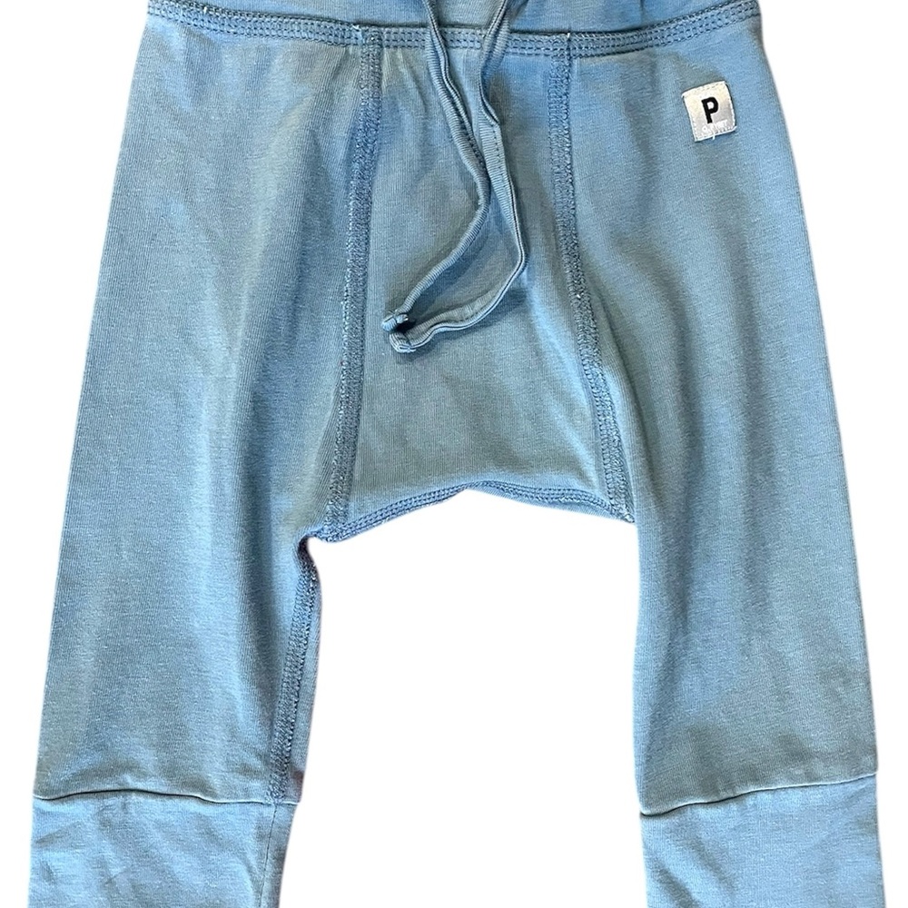 Polarn O Pyret light blue joggers- Size 2-4mo